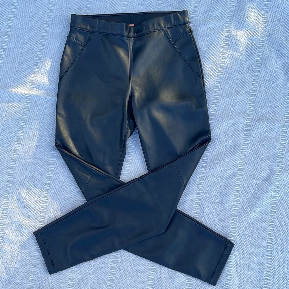 Free people faux leather pants